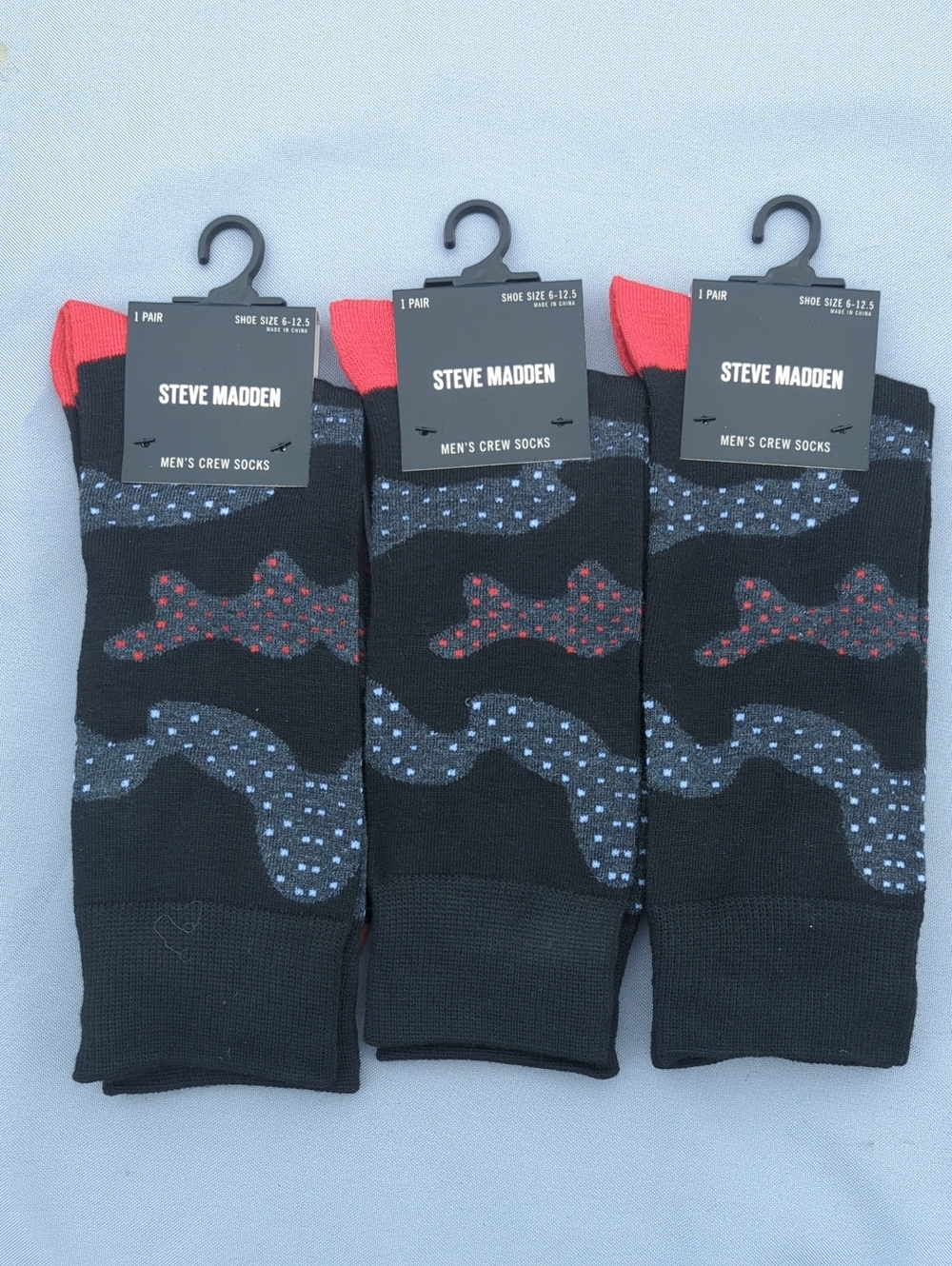 3PAIR BUNDLE + STEVE MADDEN CREW SOCKS